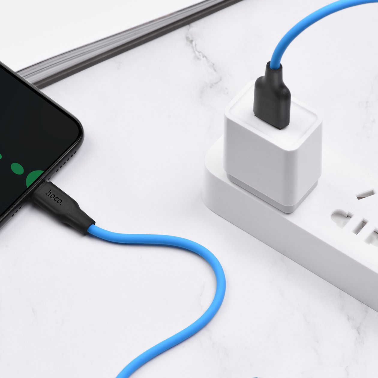 Кабель Hoco X21 Plus Silicone Micro USB (1m)