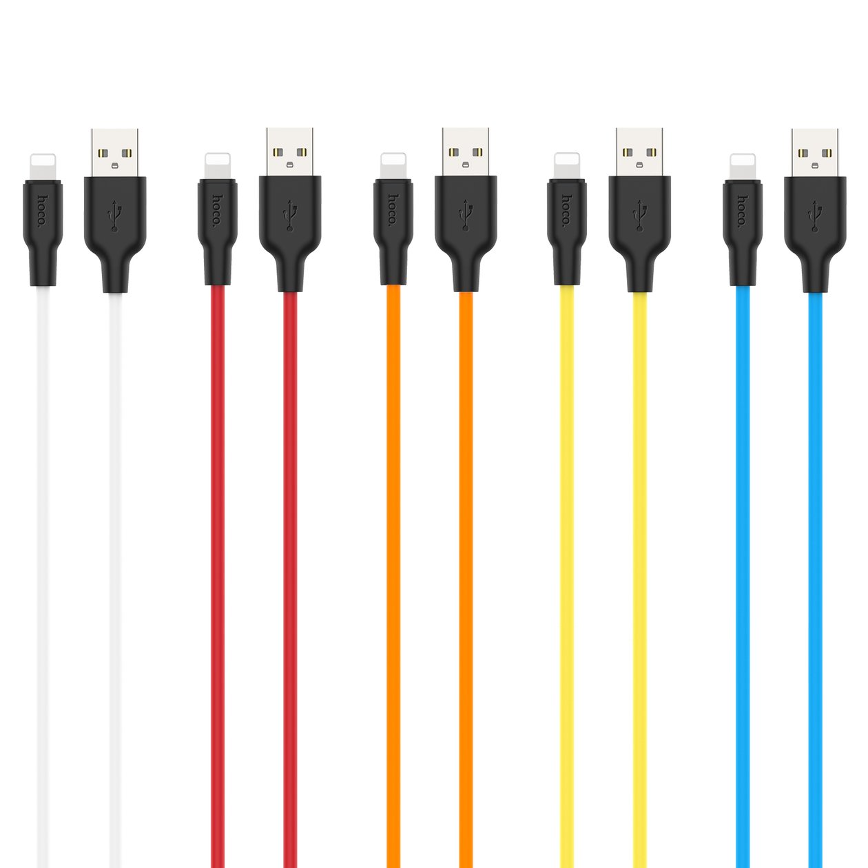 Кабель Hoco X21 Plus Silicone Lightning (1m)