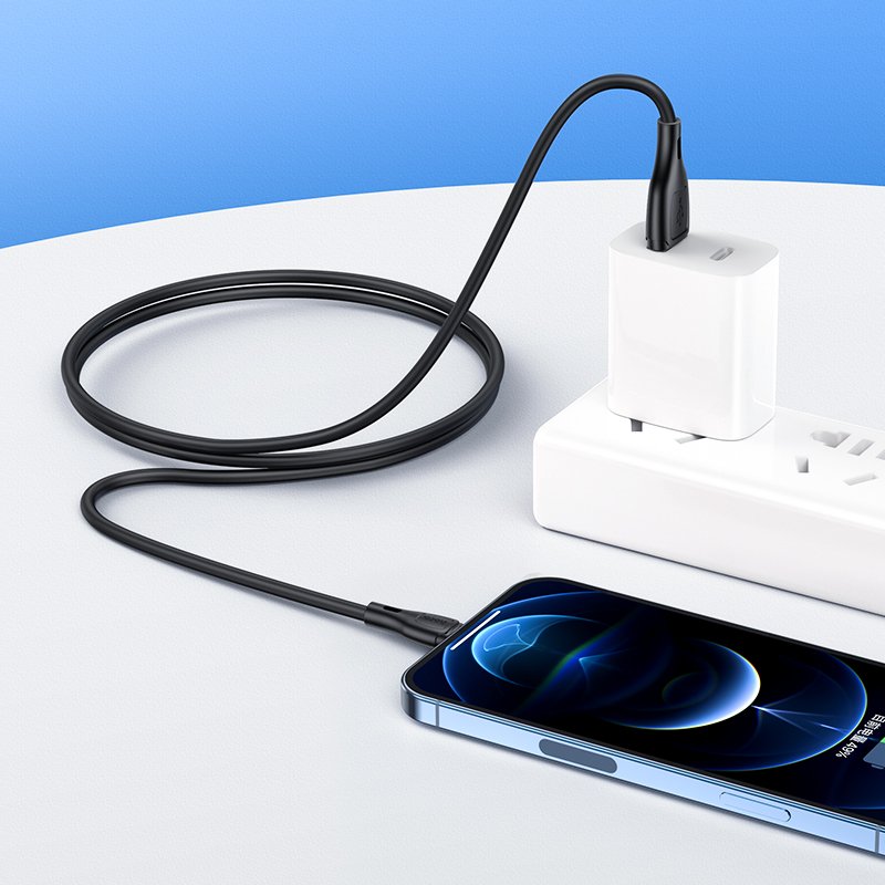 Кабель Hoco X61 Ultimate silicone charging data cable for iP