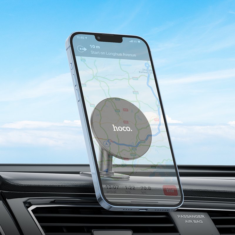 Автодержатель Hoco H13 Fine jade ring magnetic car holder(center console)