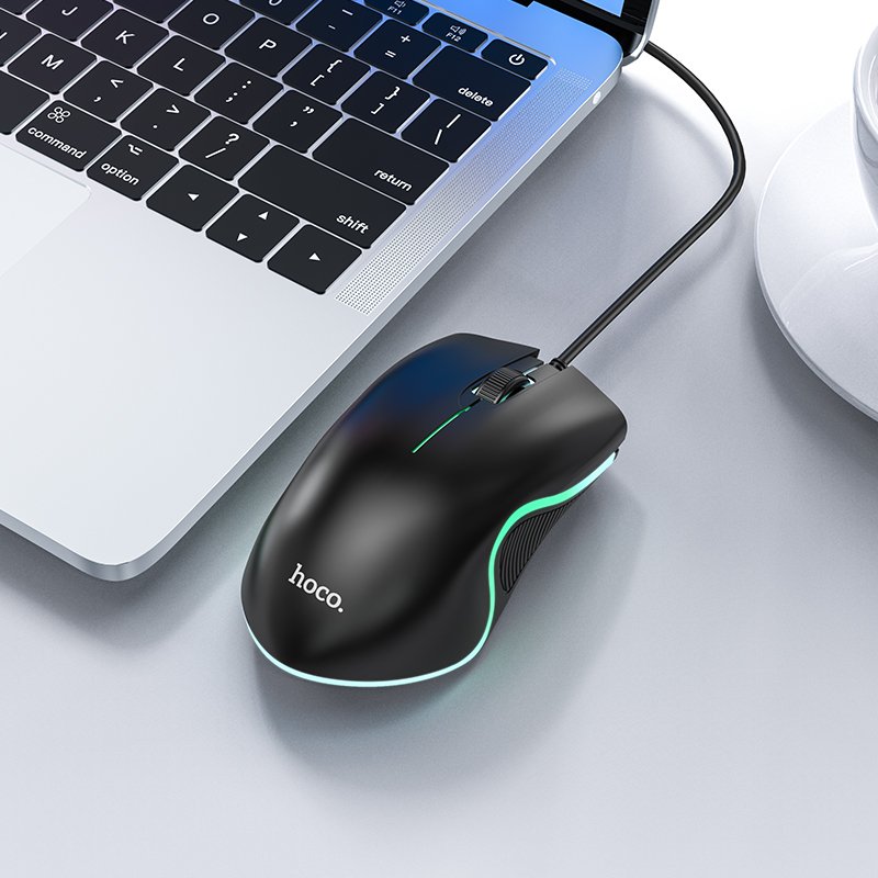 Мышь проводная Hoco GM19 Enjoy gaming luminous wired mouse