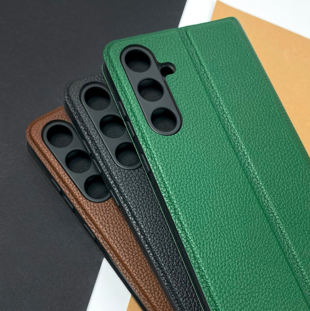 FIBRA Leather Flip case Samsung M34(5G)