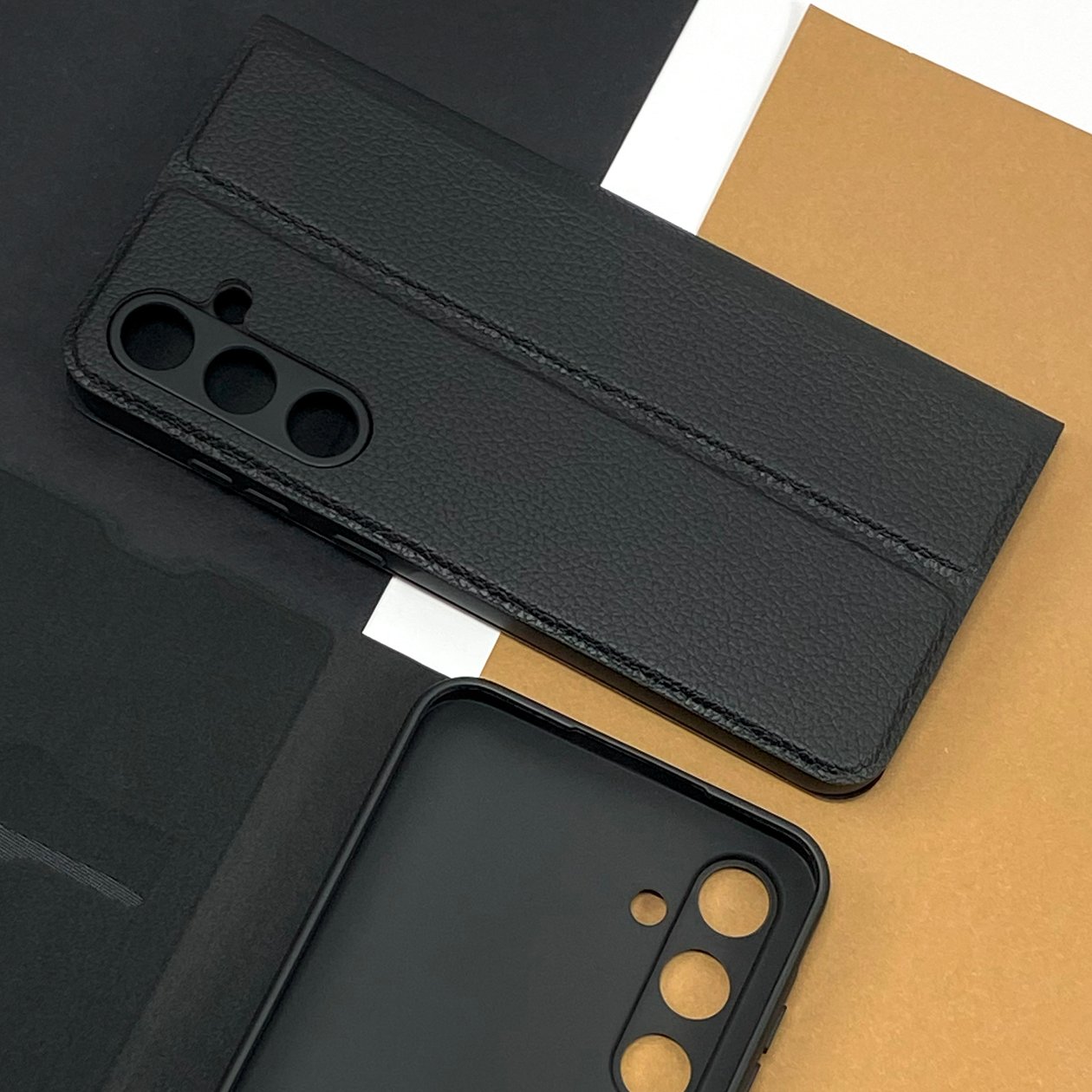 FIBRA Leather Flip case Samsung M34(5G)