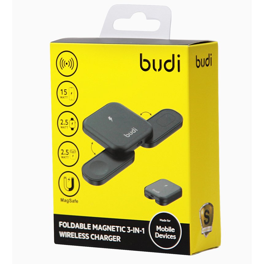 WL4500B Budi Wireless Charging 3 in 1
