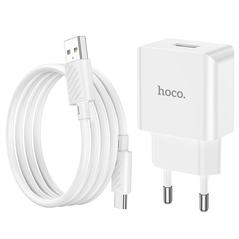 СЗУ Hoco C106A Leisure single port charger set (Type-C)