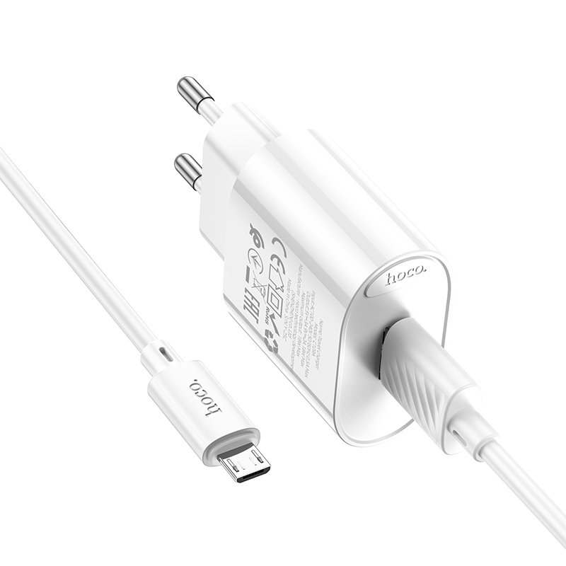 СЗУ Hoco C109A Fighter single port QC3.0 charger set (Micro)