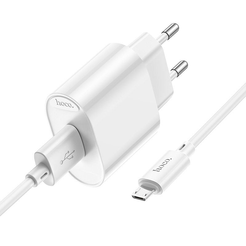 СЗУ Hoco C109A Fighter single port QC3.0 charger set (Micro)