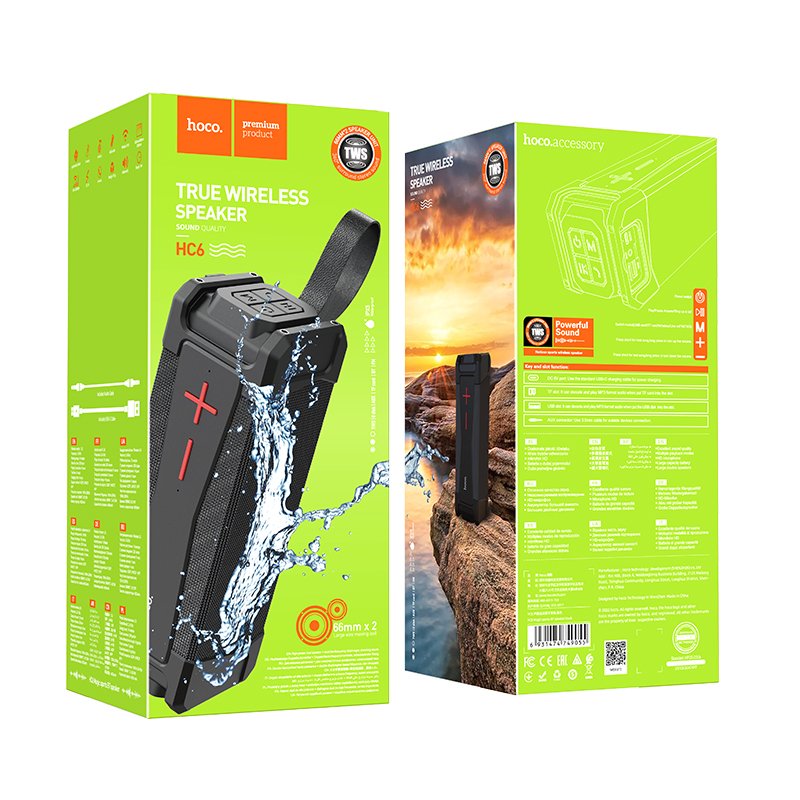 Портативная колонка Hoco HC6 Magic sports BT speaker