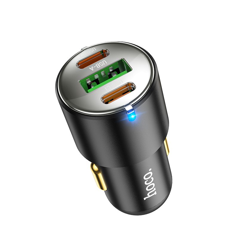 АЗУ Hoco NZ6 PD45W 3-port(2C1A) car charger