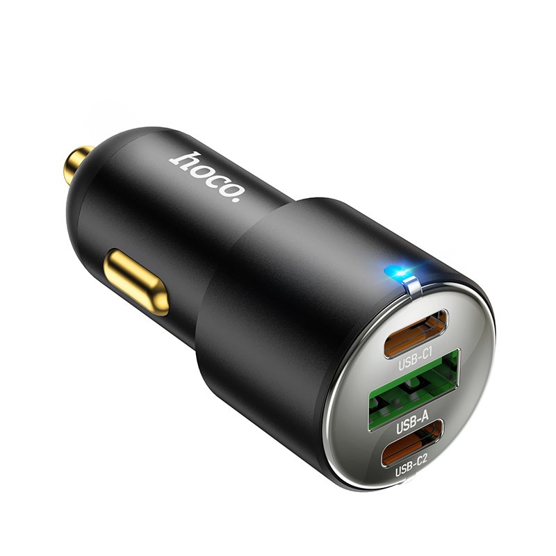 АЗУ Hoco NZ6 PD45W 3-port(2C1A) car charger