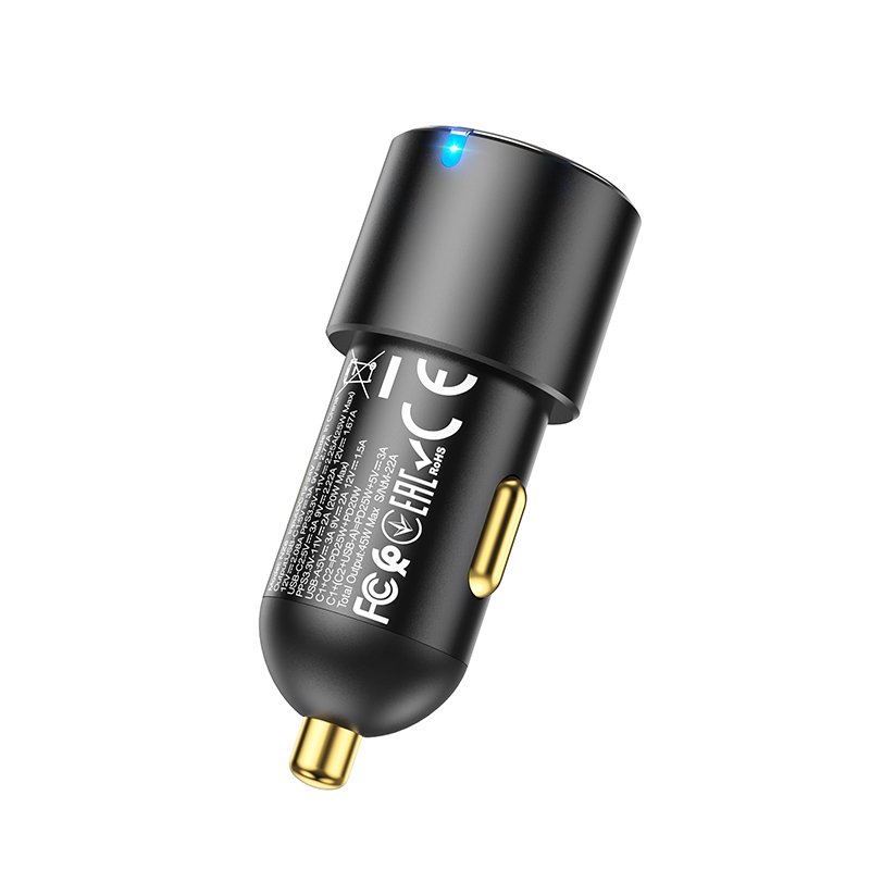 АЗУ Hoco NZ6 PD45W 3-port(2C1A) car charger