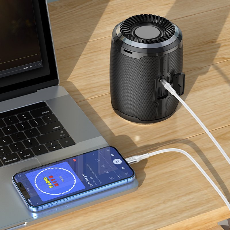 Аудио кабель Hoco UPA22 iP silicone digital audio conversion cable