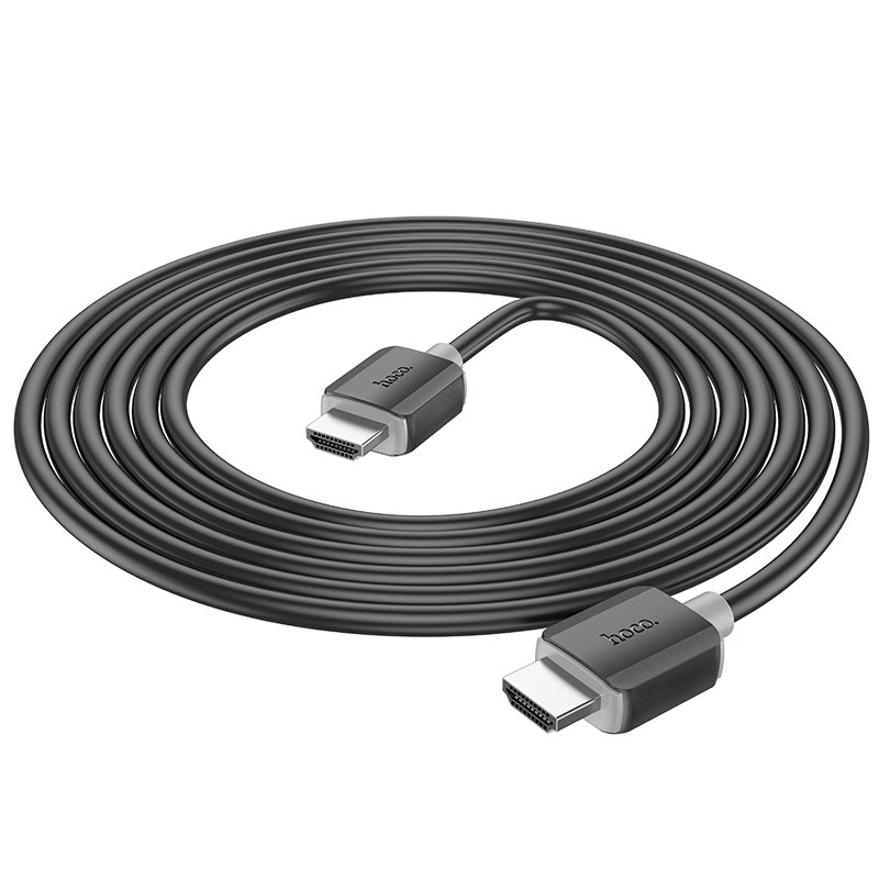 Видео кабель Hoco US08 HDTV 2.0 male-to-male 4K HD data cable(L=1M)
