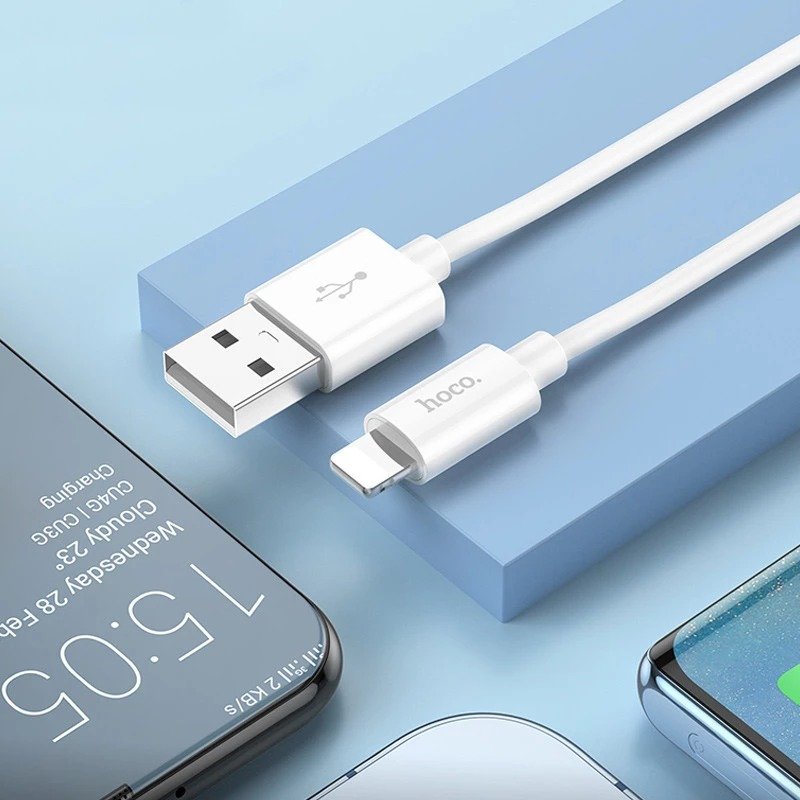 Кабель Hoco X87 Magic silicone charging data cable for iP