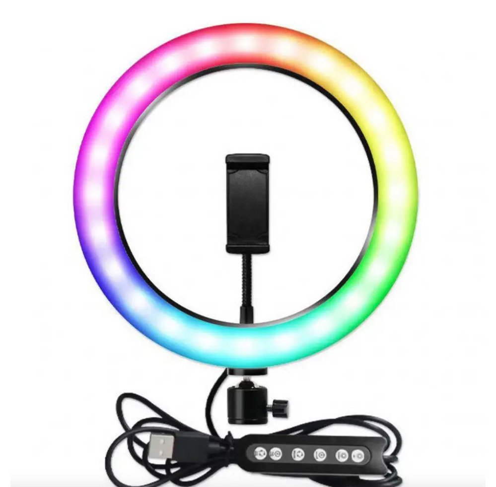 Кольцевая лампа Ring Light RGB200 20см