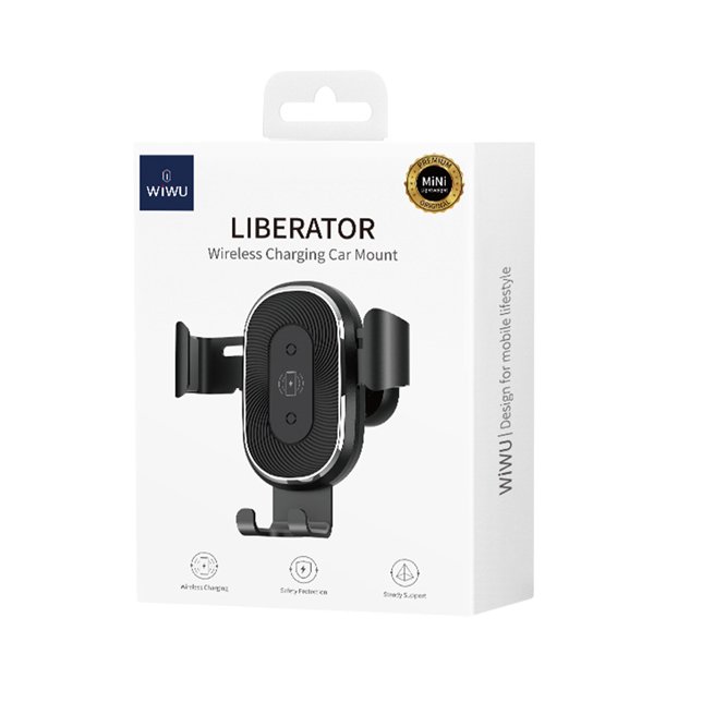 WIWU Автомобильный держатель с беспроводной зарядкой CH-310 LIBERATOR