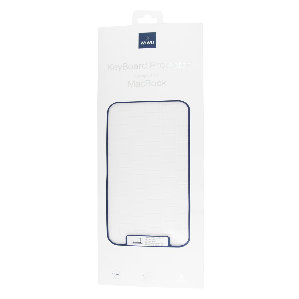 WiWU Силиконовая накладка на клавиатуру Keyboard Protector For Macbook Air13/Pro14.2/Pro 16.2