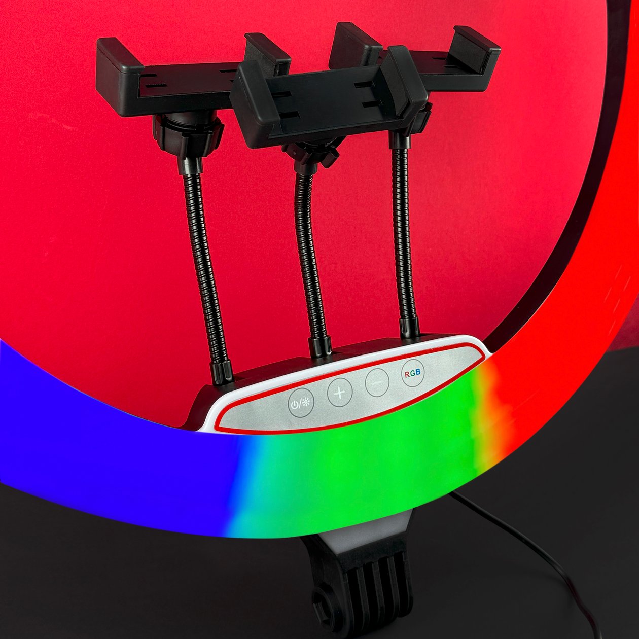 Кольцевая лампа Ring Light RGB LED MJ45 45см