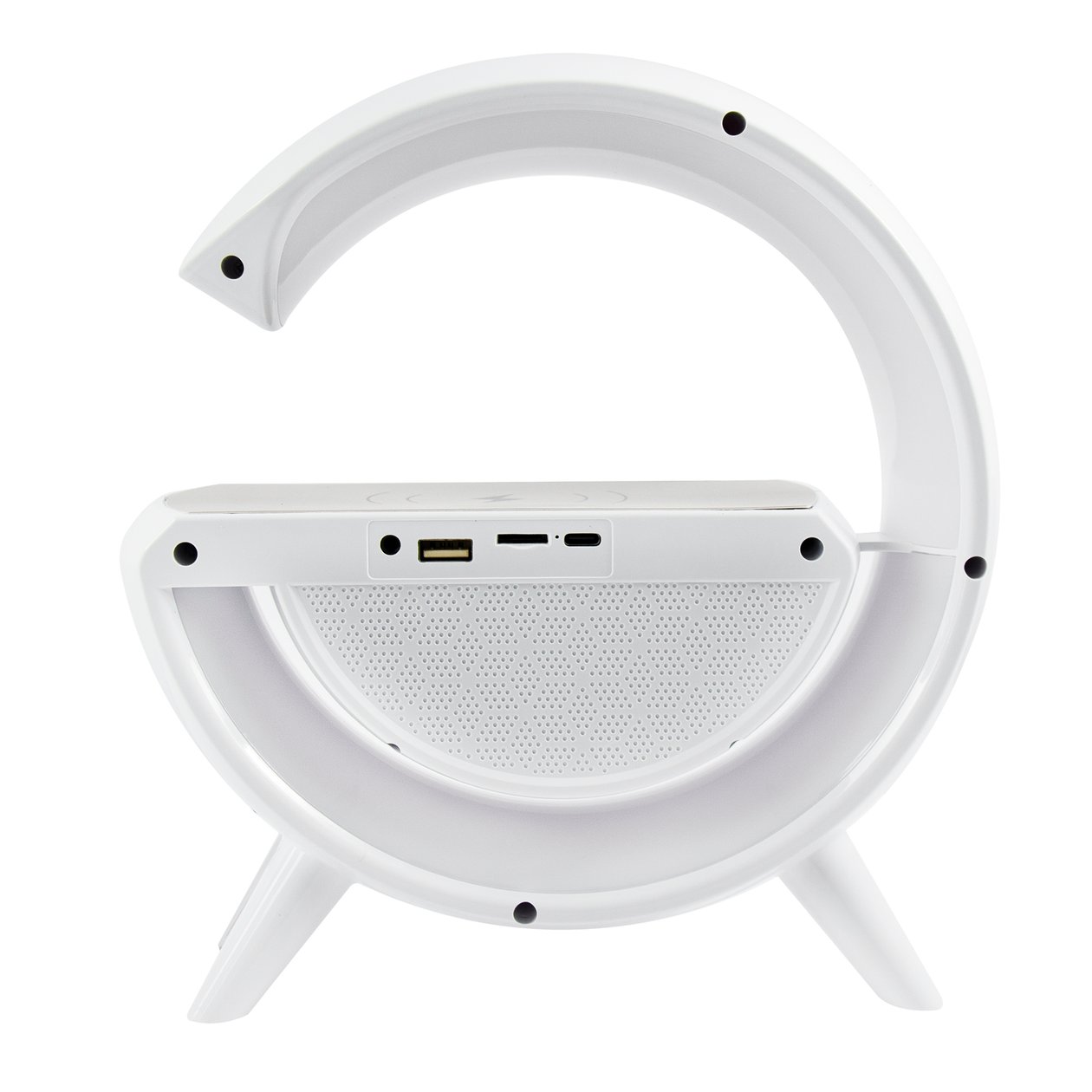 Колонка светильник с Bluetooth и беспроводной зарядкой BT2301