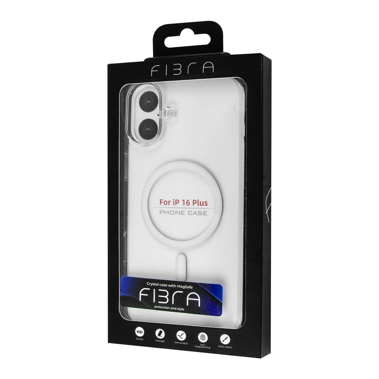 FIBRA Crystal Case with MagSafe iPhone 16 Plus