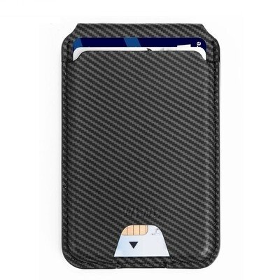 WIWU Визитница MW-003 Magsafe Compatible Leather Card Holder with Stand