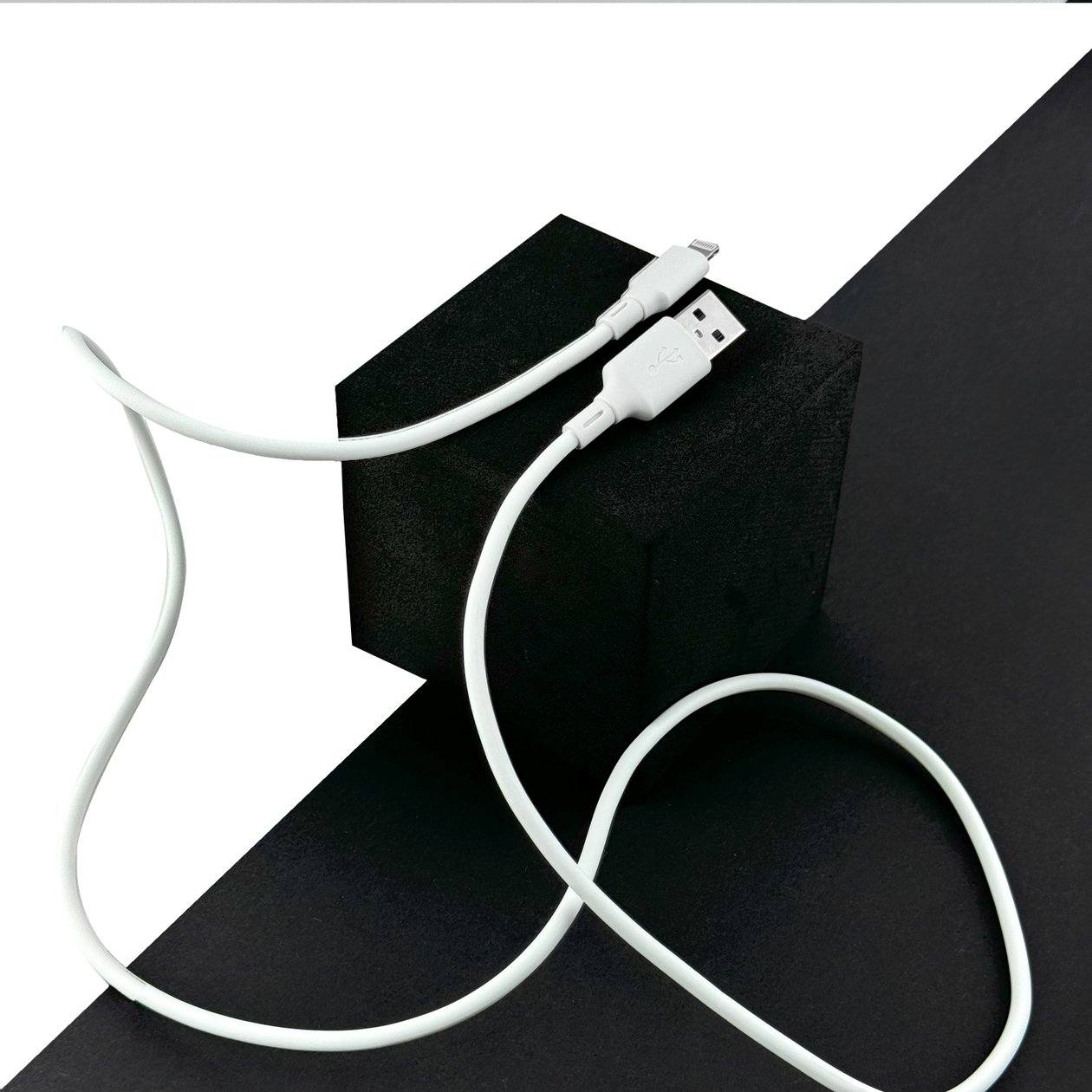 DC256M10W -  Budi USB-A to Micro Cable Liquid Silica Gel 3A 1m