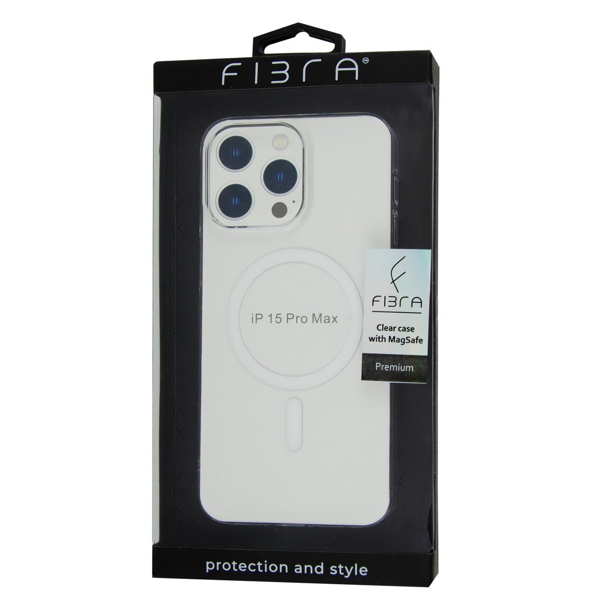 FIBRA Clear Сase with MagSafe iPhone 15 Pro Max