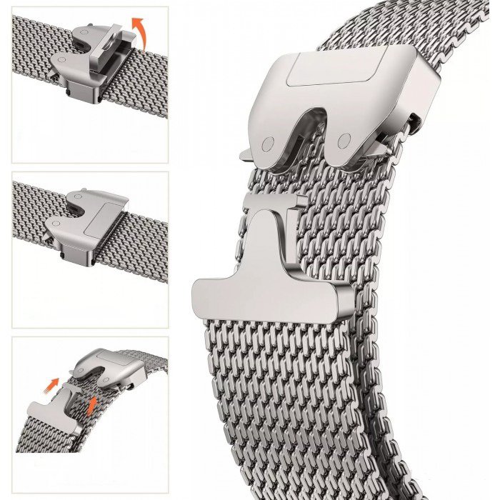 Ремешок Apple Watch Titanium Milanese Loop 42/44/45/49