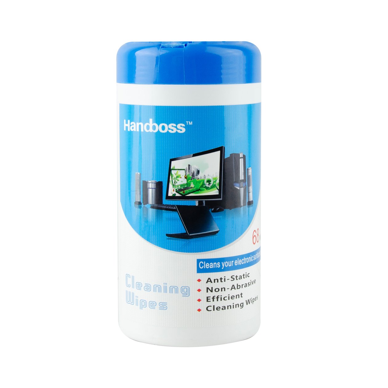 Салфетки для очистки монитора Handboss FH-HB026 68 шт.