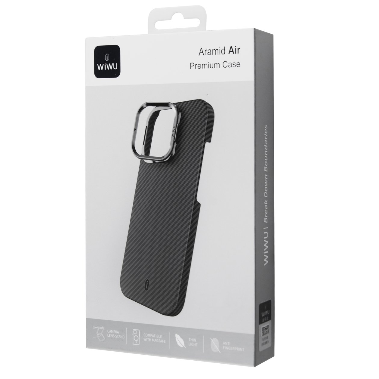 WIWU Чехол DCC-206 Aramid  Air blk  for iPhone 16 Pro