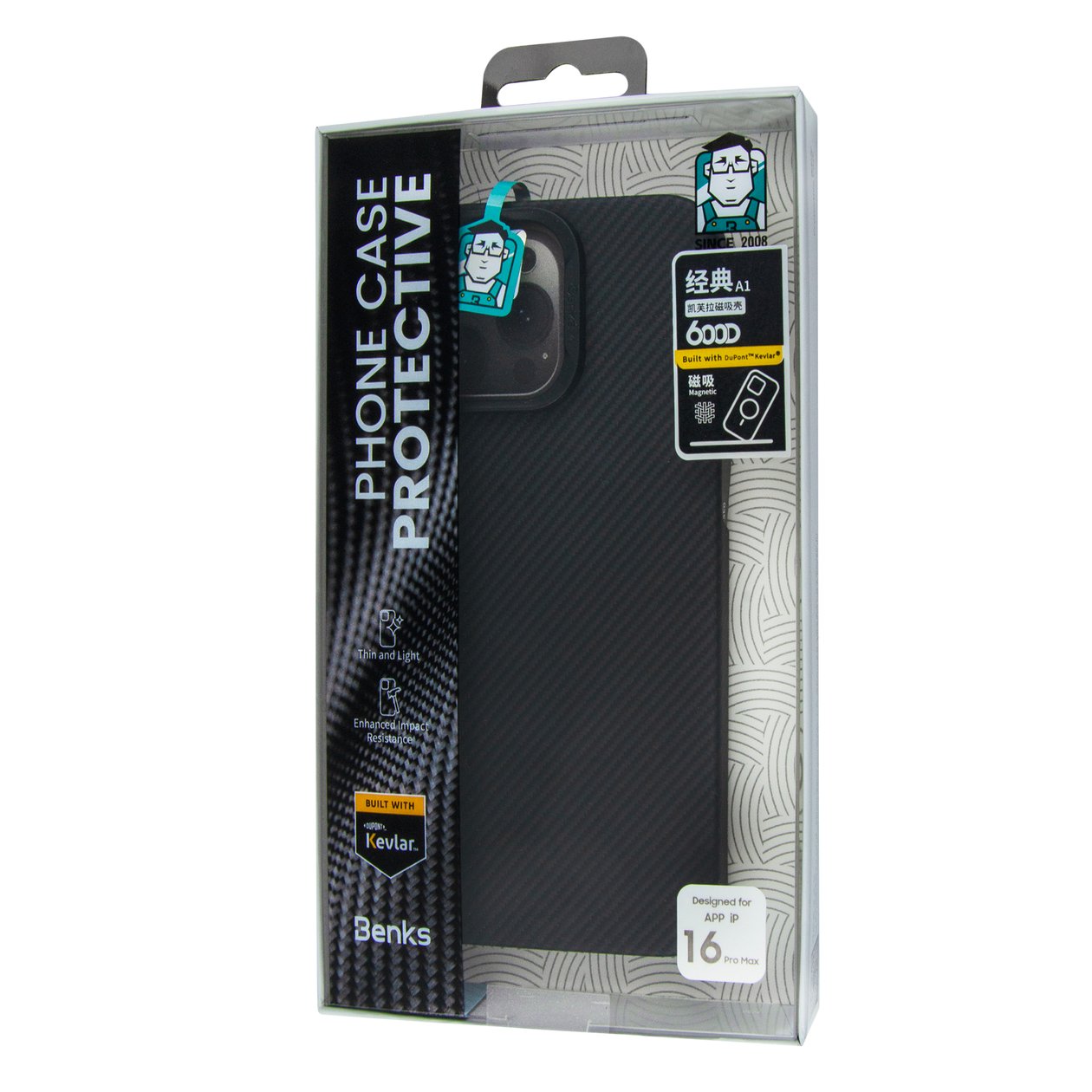 Benks ArmorAir 600D Kevlar Case iPhone 16 Pro Max