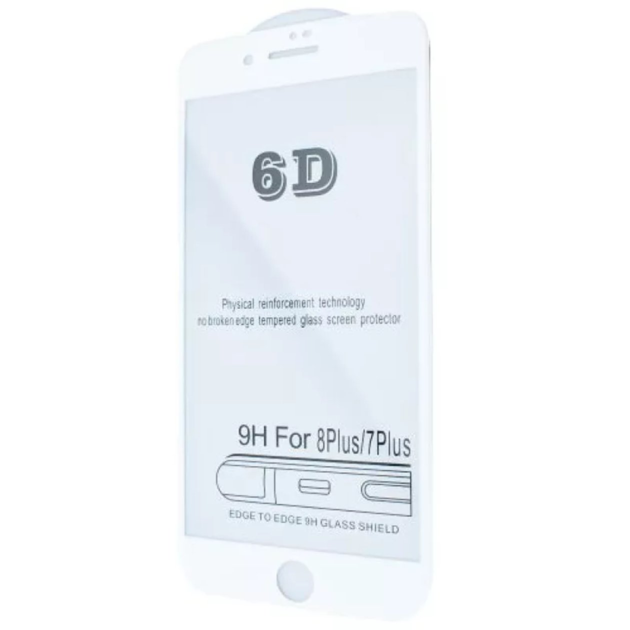 Защитное стекло 6D Full Glue iPhone 7/8 Plus