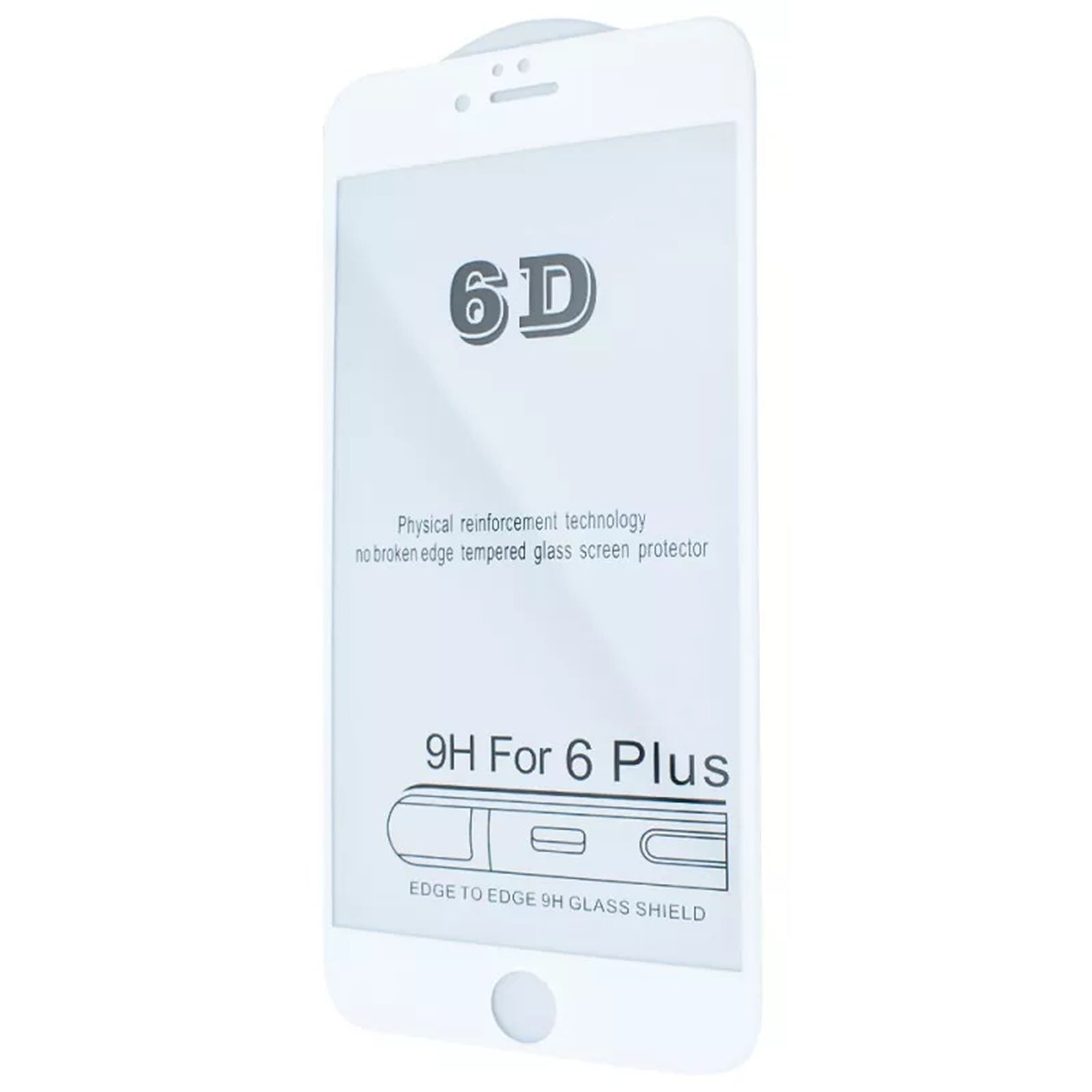 Защитное стекло 6D Full Glue iPhone 6 Plus