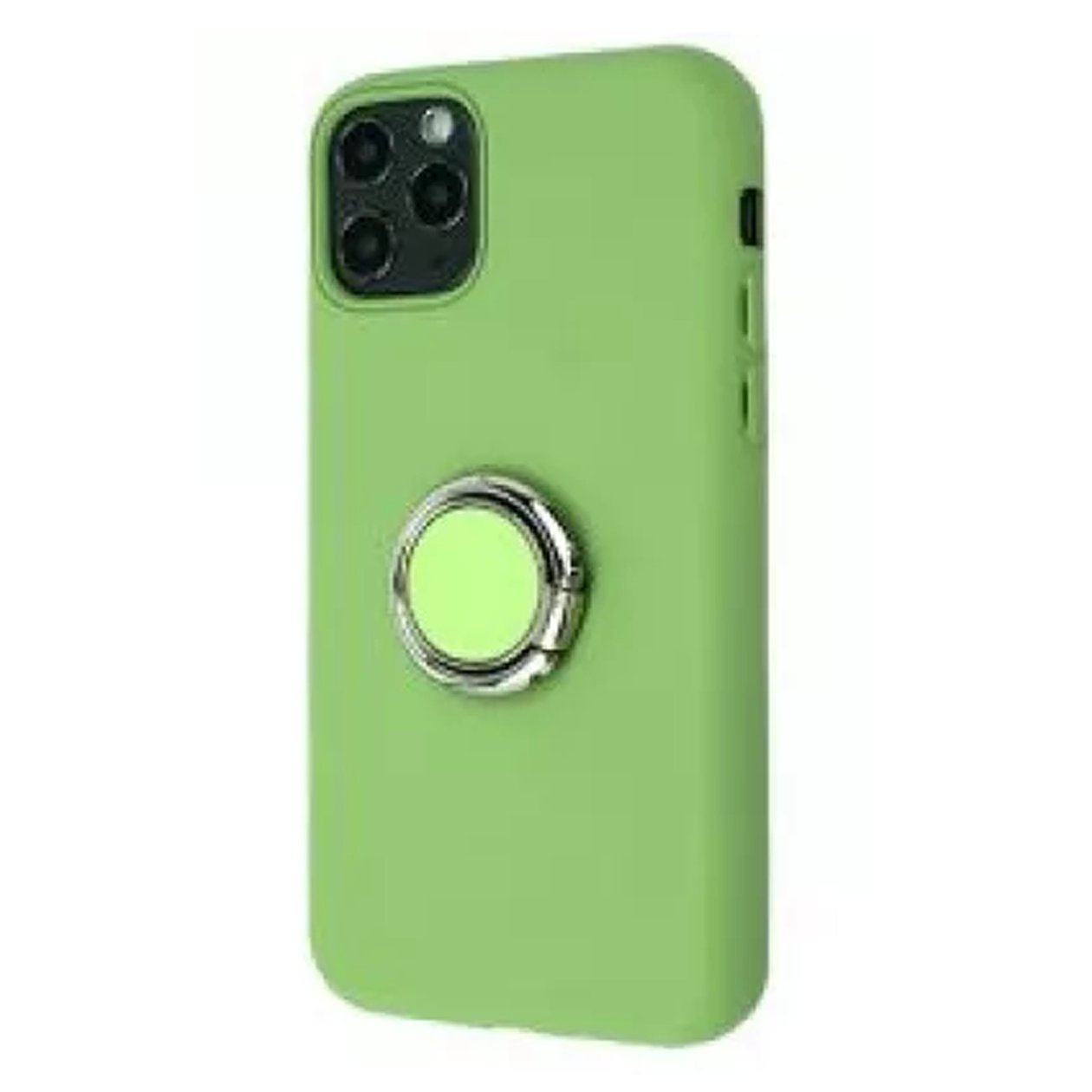 Silicone Cover With Ring Iphone 11 Pro Max