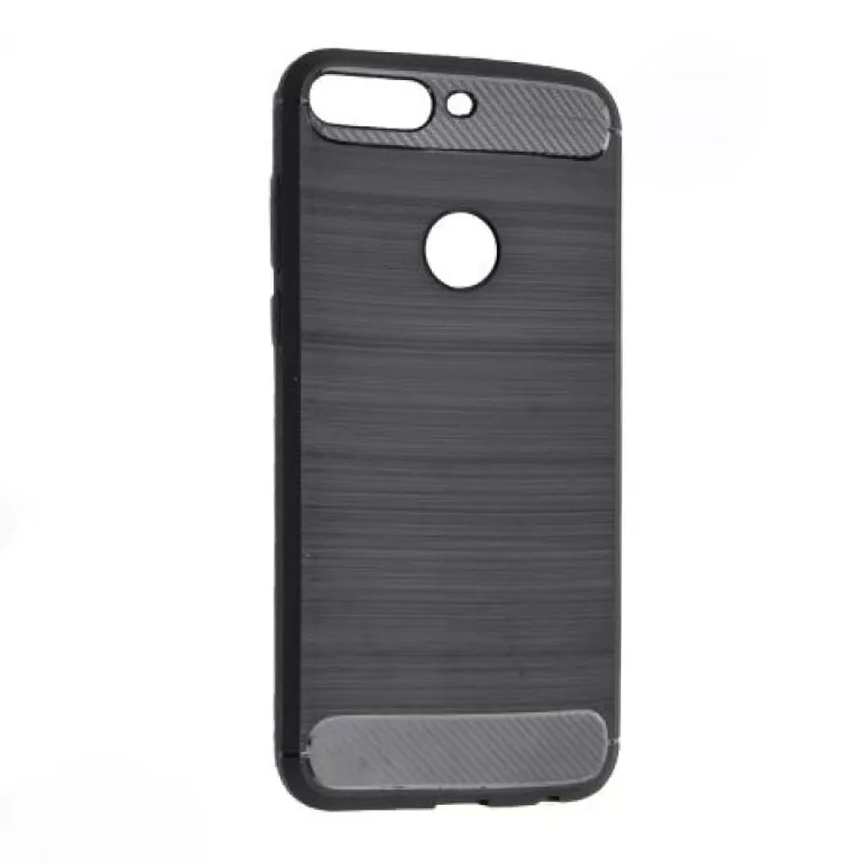 Half-TPU Black Case Huawei Y7 (2018)