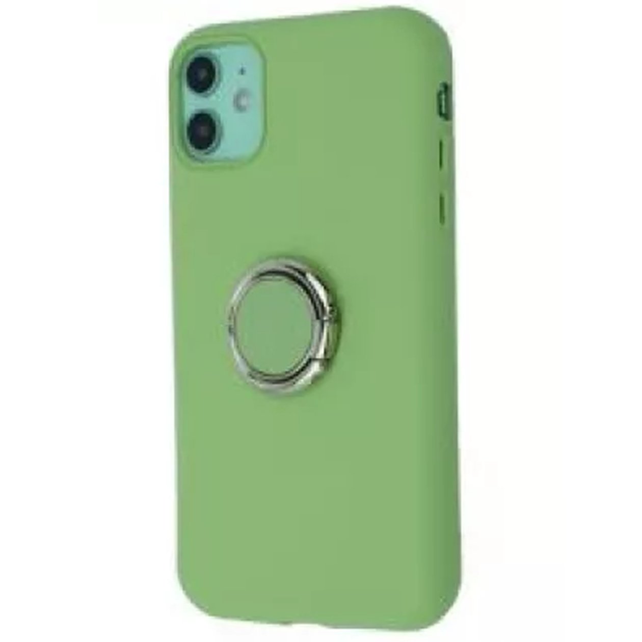 Silicone Cover With Ring Iphone 11