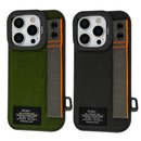 Kajsa Military Collection Straps back case for iPhone 16 Pro Max