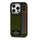 Kajsa Military Collection Straps back case for iPhone 15 Pro