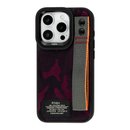 Kajsa Outdoor Collection Camo Satin Straps back case for iPhone 15 Pro