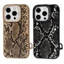 Kajsa Glamorous Collection Snake Pattern 2 back case for iPhone 16 Pro Max