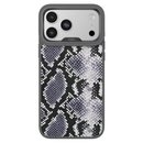 Kajsa Glamorous Collection Genuine Leather Snake Pattern Case iPhone 17 Pro Max