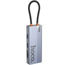 USB Хаб Hoco HB52 Wow 8-in-1 (HDTV+RJ45+SD/TF+PD+Type-C3.0+USB3.0*2)