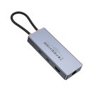 USB Хаб Hoco HB52 Wow 8-in-1 (HDTV+RJ45+SD/TF+PD+Type-C3.0+USB3.0*2)