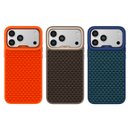 kajsa Glamorous Collection Pyramid Pattern back case for iPhone 17 Pro Max