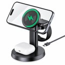 WL4900B - Budi MagSafe 3 in 1 15W Wireless Faster Charger