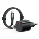 СЗУ MCDODO CH-0085 Mini GaN Charger 30W 1C with C to L Cable 1m
