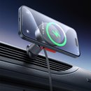 Автомобильный держатель MCDODO CH-3000 Magnetic Wireless Car Charger 15W with retractable cable