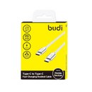 DC206TT15W Budi 1.5m 65W Type-C to Type-C Cable
