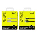 M8J180 - USB-кабель Budi Lightning in cloth 1m