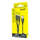 DC203A8B - Budi 3 in 1 USB Cable